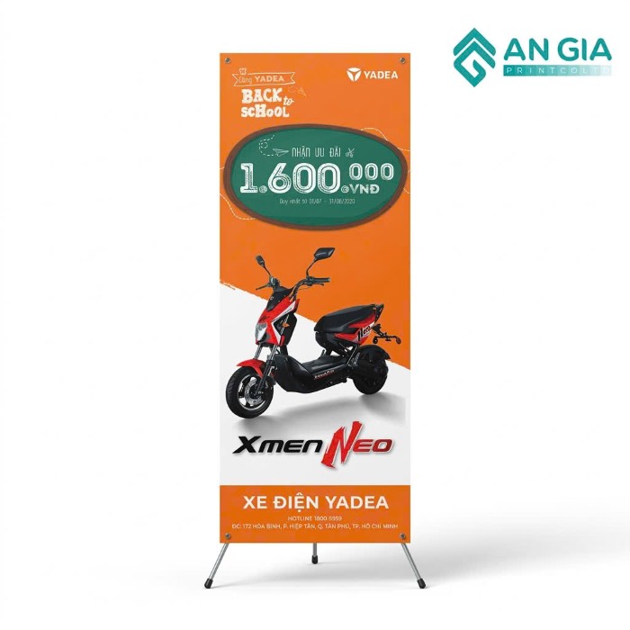 Dịch vụ in standee giá rẻ, lấy liền tại TP.HCM | In An Gia